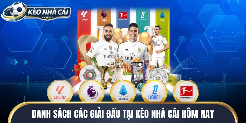 Danh sách các giải đấu tại kèo nhà cái hôm nay