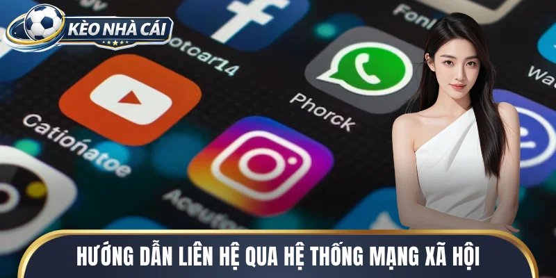 Hướng dẫn liên hệ qua hệ thống mạng xã hội