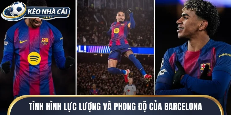 Tình hình lực lượng và phong độ của Barcelona