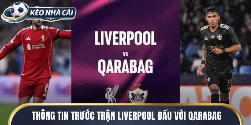 Cập nhật thông tin trước trận Liverpool đấu với Qarabag
